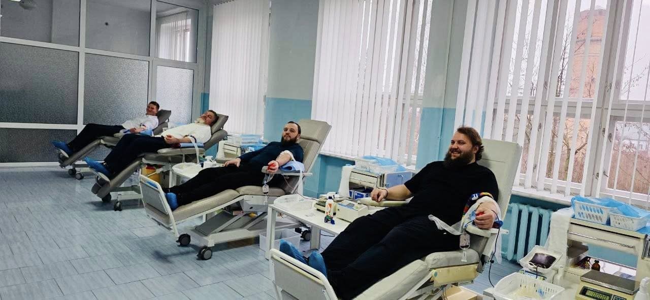 Братія Свято-Троїцького духовного центру долучилася до донорства