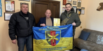 Голова Залозецької громади подякував військовим і партнерам з Норвегії за підтримку України