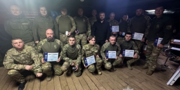 Керівник поліції Тернопільщини привітaв стрілецький бaтaльйон нaпередодні Різдвa