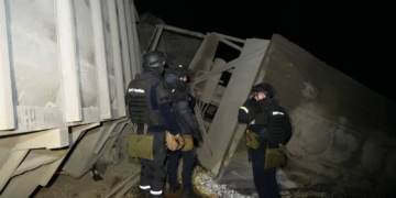 уражено вантажний поїзд