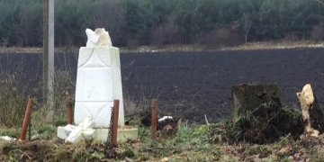 На Бережанщині дерево зруйнувало святиню