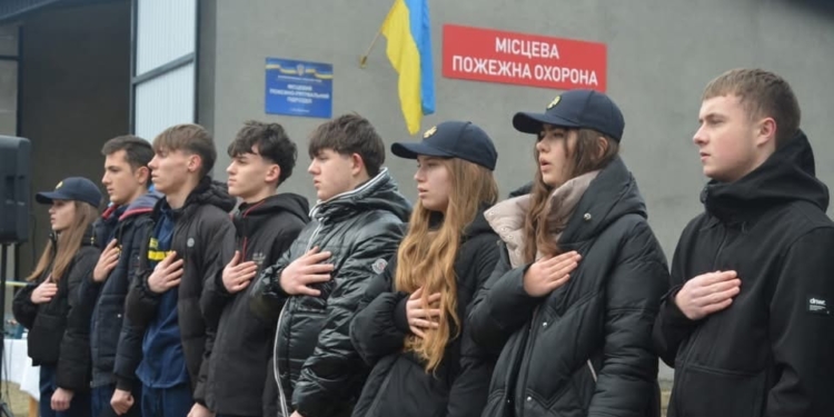 У Білобожницькій громаді відкрили місцеву пожежну команду