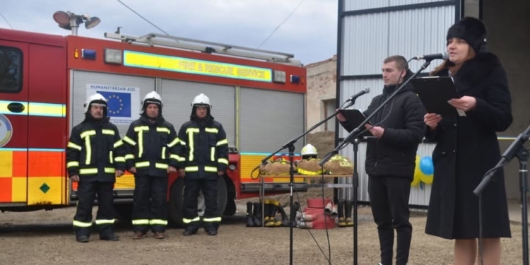 У Білобожницькій громаді відкрили місцеву пожежну команду