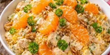 салат з мандаринами