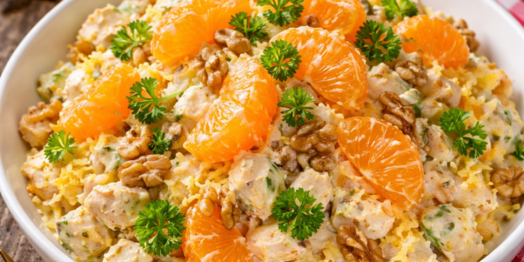 салат з мандаринами