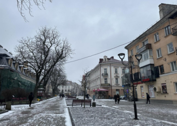 У Тернополі через негоду вулиці обробляють протиожеледними сумішами: працює понад 20 одиниць техніки