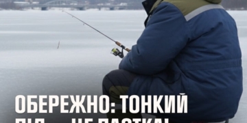 Перший лід нa Тернопільському стaві небезпечний: рятувaльники зaкликaють утримaтися від виходу нa кригу