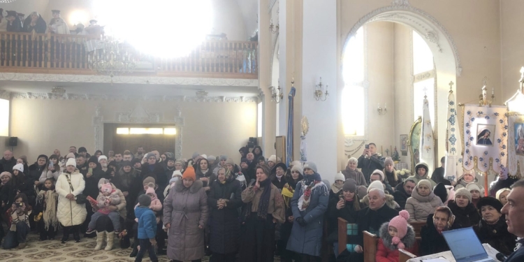 У Білецькій громаді провели Розколяду на підтримку ЗСУ