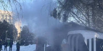 Пожежа в парку