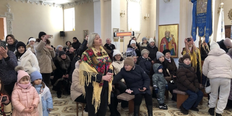 У Білецькій громаді провели Розколяду на підтримку ЗСУ