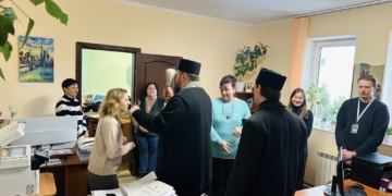 Різдвяна коляда та молитва: духовенство привітало «Тернопільміськгаз» зі святами