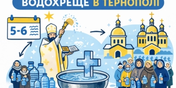 богослужіння на Хрещення Господнє