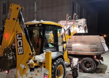 Прибирання снігу в Тернополі