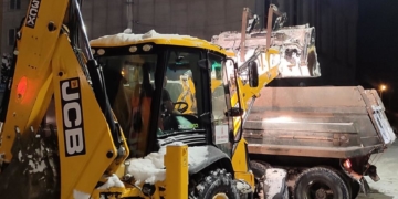 Прибирання снігу в Тернополі