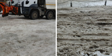 Безгосподарність у Чорткові на Тернопільщині: спецавто стоять, але сніг не прибрали