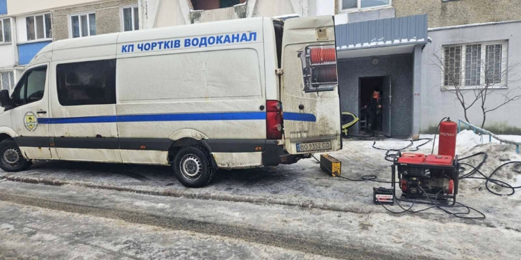 Чортківський водоканал допоміг відновити опалення в багатоповерхівках столиці