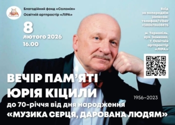 Вечір пам’яті Юрія Кіцили