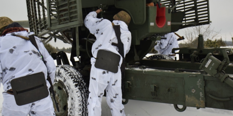 Зимовий гарт: Тернопільські артилеристи відшліфовують майстерність (Фото)