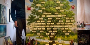 мальоване родинне дерево Виговських