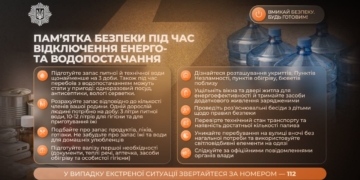 Вмикай безпеку: як підготуватися до можливих відключень світла, тепла та води