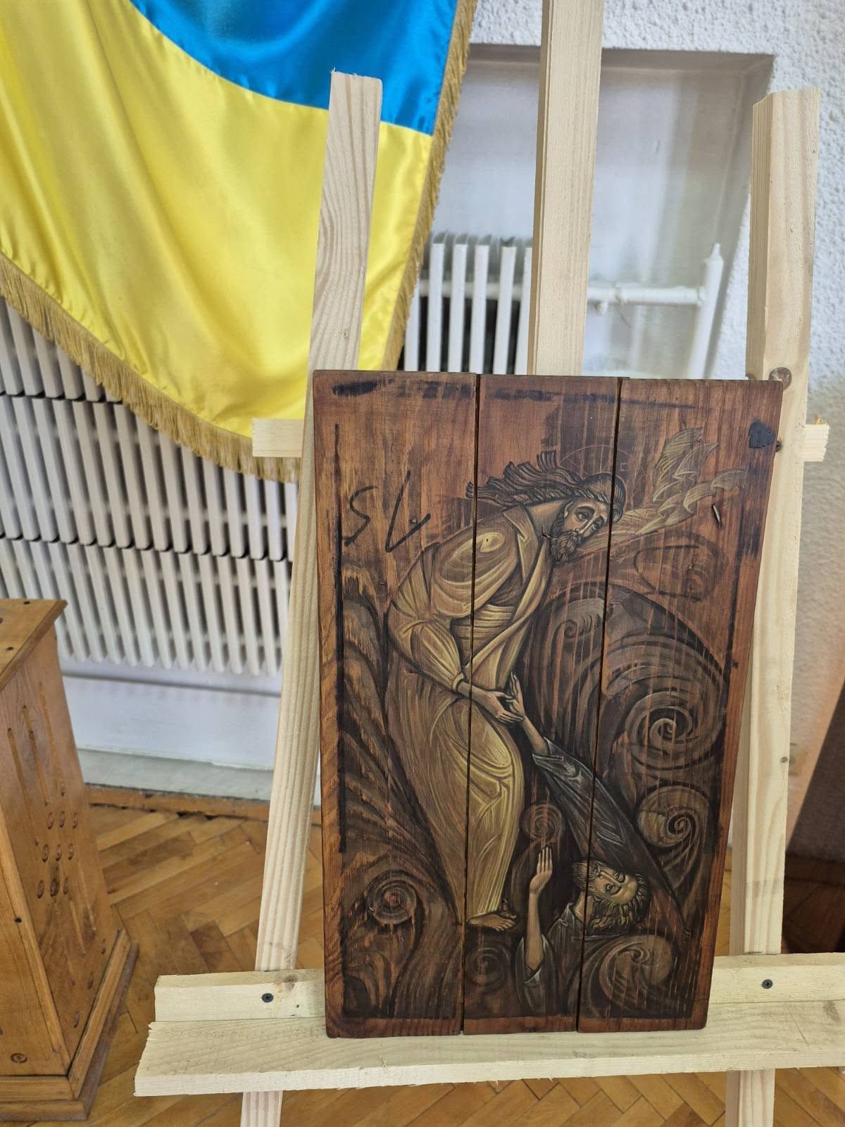 Духовна реабілітація: у Заліщицькому госпіталі відкрили виставку ікон Володимира Шерстія