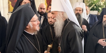 Тернопільський митрополит УПЦ Сергій потрапив у скандал через зустріч із Вселенським патріархом