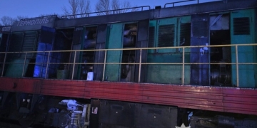 Горів тепловоз