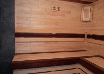 сауна з вагонкою з липи