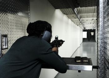 Женщина, Стрельба, Цель, Пистолет, Тир