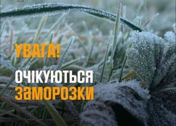 На Тернопільщині попереджають про нічні заморозки: температура впаде до -3°
