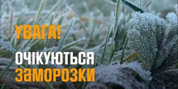 На Тернопільщині попереджають про нічні заморозки: температура впаде до -3°