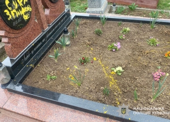 осквернив могилу