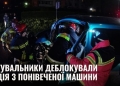 Рятувальники деблокували потерпілого з понівеченого авто в Тернополі після аварії