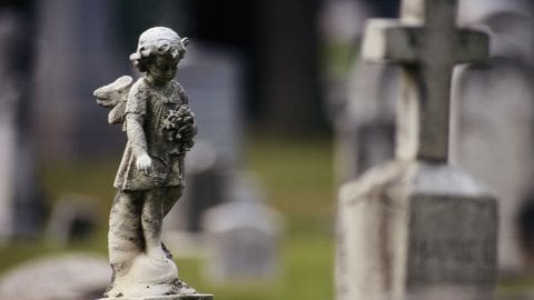 Цинічна помста на цвинтарі: на Тернопільщині засудили чоловіка, який спаплюжив жовтою фарбою могилу
