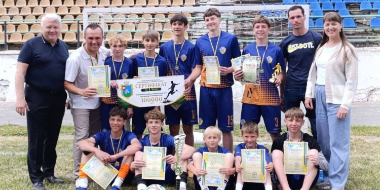 Оголосили переможців шкільної футбольної ліги Кременеччини