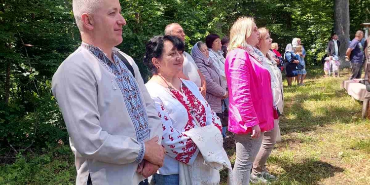 Служба, що буває двічі на рік: у стародавньому храмі на Даниловій горі провели святкове богослужіння